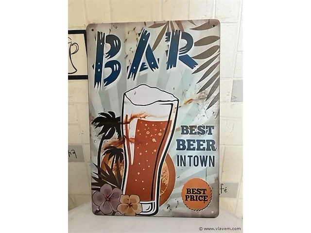 B-keuze retrolook sierbord - afbeelding 1 van  1