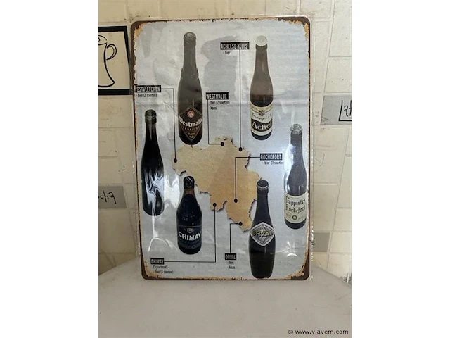 B-keuze retrolook sierbord - afbeelding 1 van  1