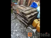 Baal van 70 chevrons in beukenhout - afbeelding 2 van  2