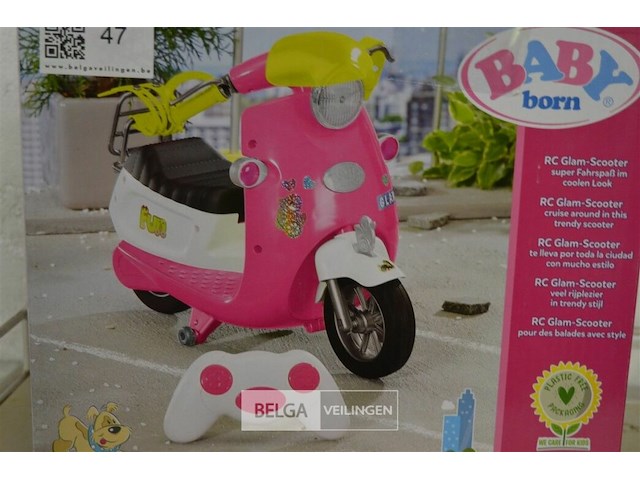 Baby born vespa op afstandbediening - afbeelding 2 van  3