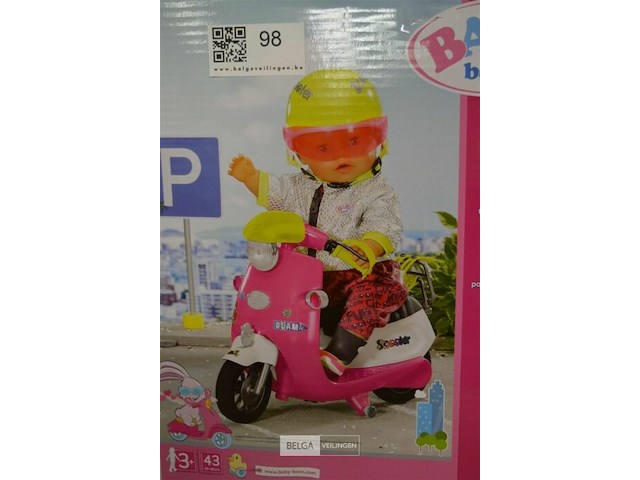 Baby born vespa op afstandbediening - afbeelding 2 van  3