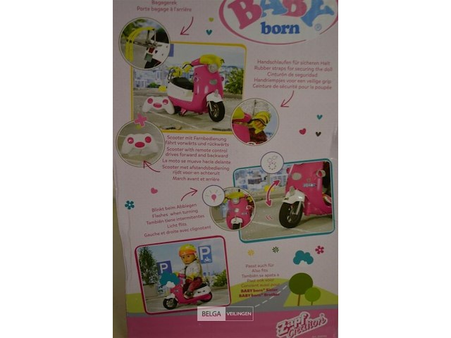 Baby born vespa op afstandbediening - afbeelding 3 van  3