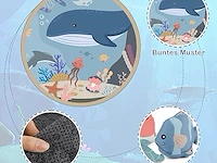 Baby playmat + knijpknuffels, 120cm, thema oceaan - afbeelding 3 van  3