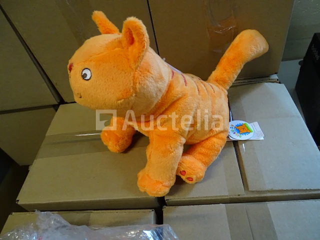 Baby pluche 24cm - oranje happy horse - afbeelding 2 van  3