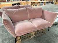 Baby roze zetel 2zit - afbeelding 1 van  4