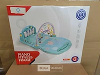 Baby speelmat met muziek blauw - afbeelding 1 van  8
