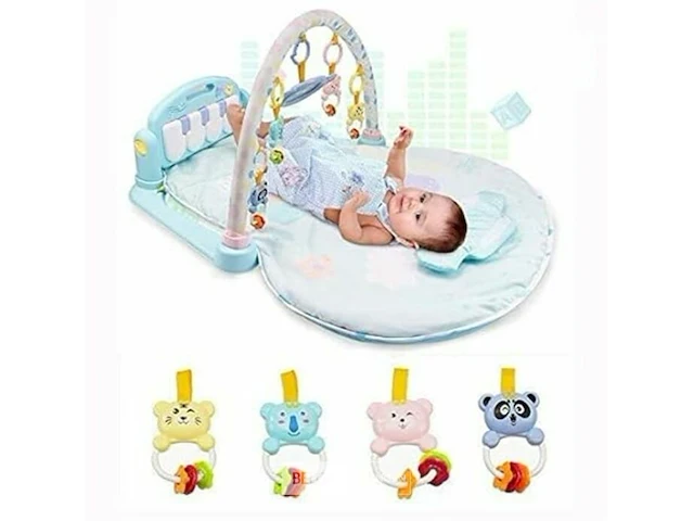 Baby speelmat met muziek blauw - afbeelding 3 van  8