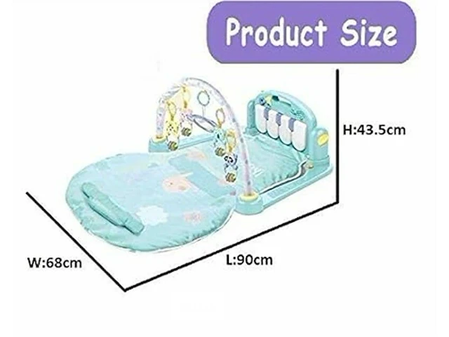 Baby speelmat met muziek blauw - afbeelding 4 van  8