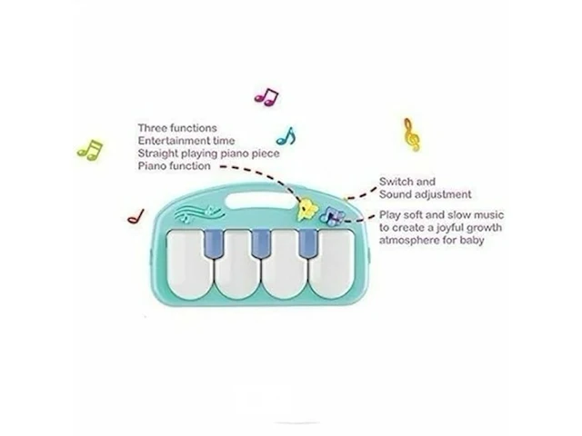 Baby speelmat met muziek blauw - afbeelding 5 van  8
