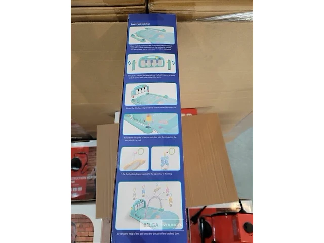 Baby speelmat met muziek blauw - afbeelding 6 van  8