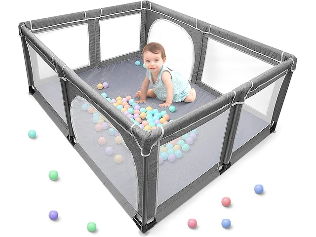 Baby speelpark xxl 190 x 146 x 69 cm - afbeelding 1 van  3