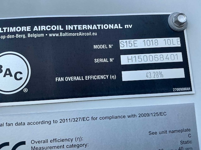 Bac s15e 1018 10 le verdamper - afbeelding 6 van  6