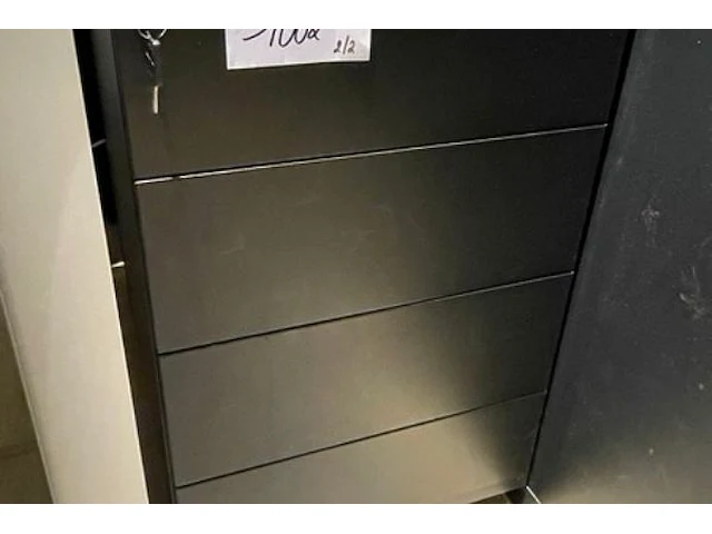 Bachman bureautafel met ladenkast - afbeelding 3 van  6