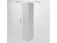 Badkamer bijzetkast wit - afbeelding 2 van  2