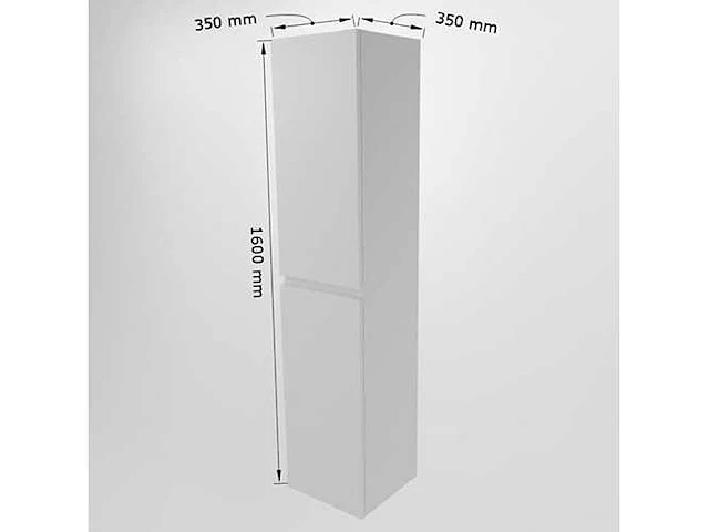 Badkamer bijzetkast wit - afbeelding 2 van  2