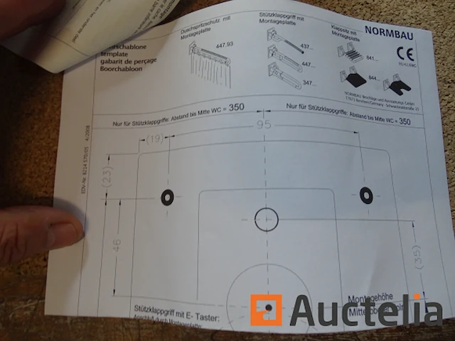 Badkamer handgreep normbau - afbeelding 3 van  7