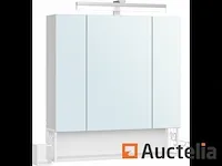 Badkamer meubilair 3 deuren, wand kast met spiegel - afbeelding 2 van  4