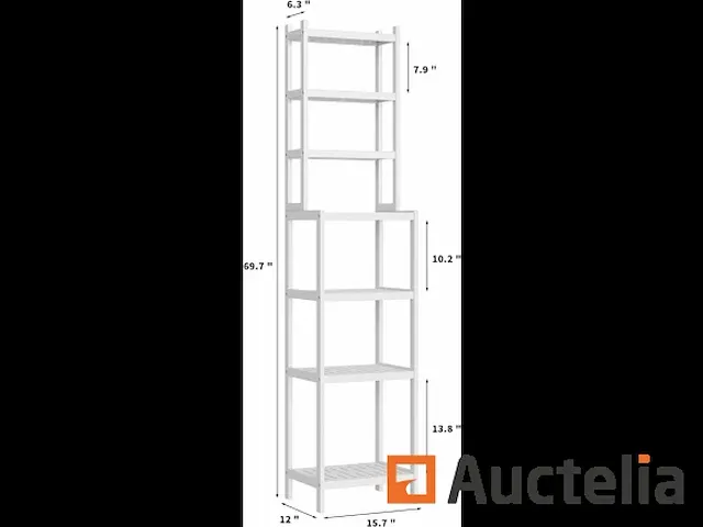 Badkamer rek bamboe meubilair zuil - afbeelding 5 van  7