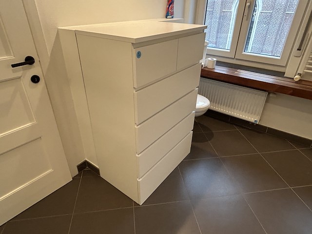 Badkamerkast losstaand 80x49x123cm - afbeelding 2 van  4