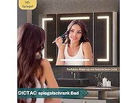 Badkamerkast met spiegel, led-verlichting en stopcontact - afbeelding 9 van  11