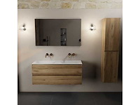 Badkamerkast oak honey 120cm dubbel - afbeelding 5 van  6