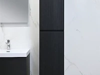 Badkamermeubel 120 cm - donker hout decor - afbeelding 9 van  10