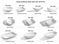 Badkamermeubel 2-persoons 120cm (2 kleuren mogelijk) met (hangkast) en natuursteen of solid surface wastafel(s) - afbeelding 32 van  40