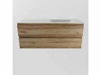 Badkamermeubel eiken honing 120cm rechts - afbeelding 6 van  6