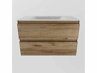 Badkamermeubel eiken honing 80cm - afbeelding 6 van  6