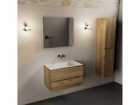 Badkamermeubel eiken honing 80cm - afbeelding 4 van  6