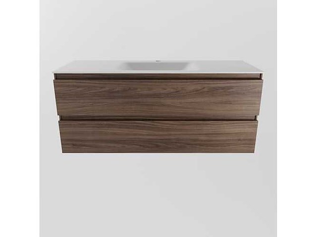 Badkamermeubel eiken mokka 120cm midden - afbeelding 5 van  6