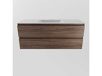 Badkamermeubel eiken mokka 120cm midden - afbeelding 5 van  6