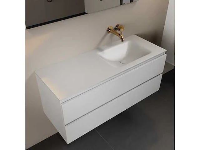Badkamermeubel wit 120cm rechts - afbeelding 1 van  7