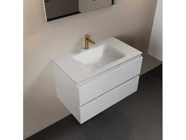 Badkamermeubel wit 80cm - afbeelding 1 van  7