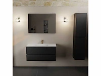 Badkamermeubel zwart 100cm - afbeelding 6 van  6