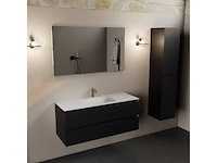 Badkamermeubel zwart 120cm midden - afbeelding 4 van  6