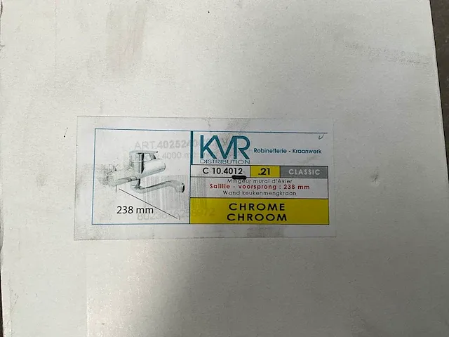 Badkraan kvr - afbeelding 2 van  2
