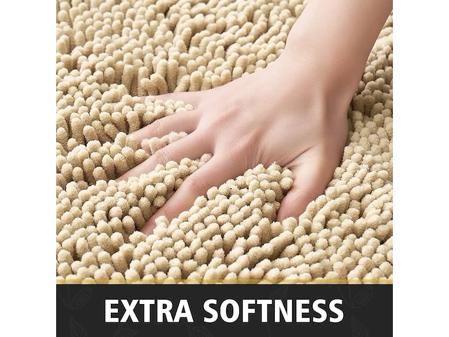 Badmat 70x120 beige - afbeelding 3 van  4