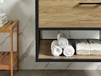 Badmeubel model 1-1663 80 cm nieuw met bluetooth spiegel - afbeelding 8 van  9
