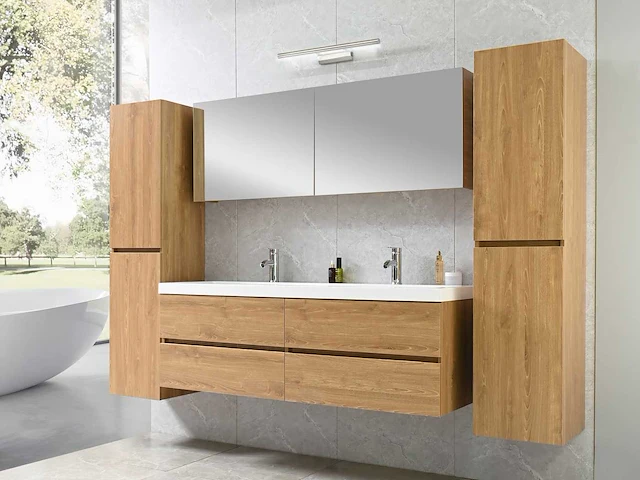 Badmeubelset - vonato - luxury 0 - 2-persoons 145 cm - afbeelding 3 van  10