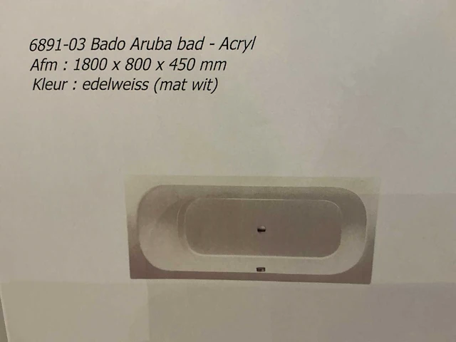 Bado aruba badkuip - afbeelding 5 van  5