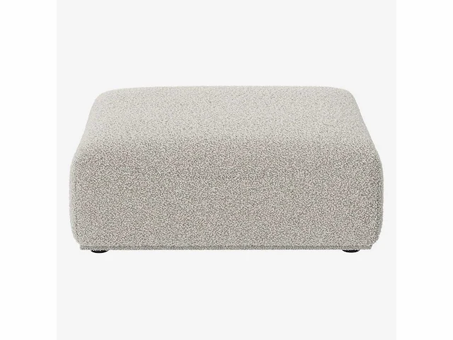 Badstof voetenbank - pearl grey - afbeelding 5 van  5