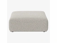Badstof voetenbank - pearl grey - afbeelding 5 van  5