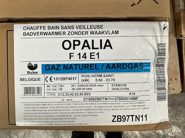 Badverwarmer bulex opalia f14 e1 - afbeelding 2 van  2