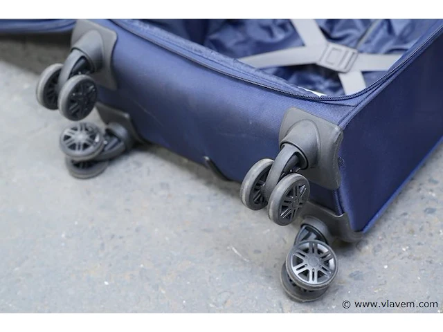 Bagagetrolley blauw - afbeelding 4 van  4
