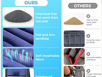 Bagail verzwaarde vest voor krachttraining - afbeelding 3 van  3