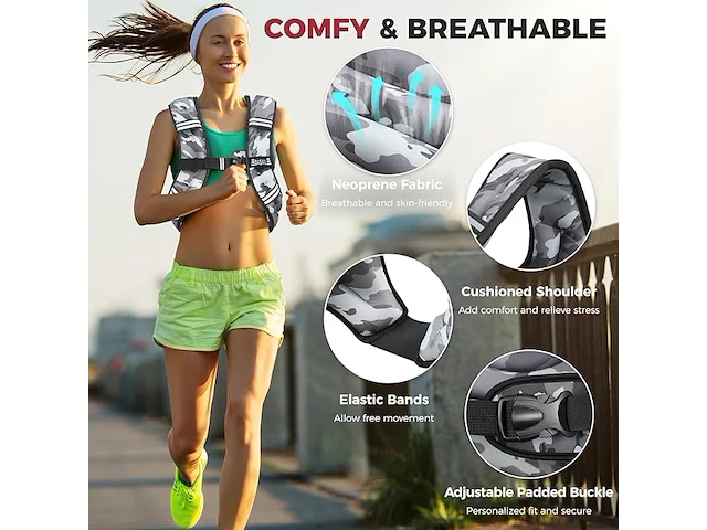 Bagail verzwaarde vest - afbeelding 4 van  6