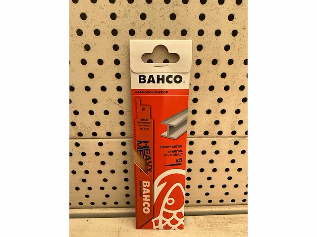 Bahco. 3940 sandflex heavy metal 10 tpi. recipozaagblad,5 stuks. (5x) - afbeelding 2 van  3
