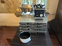 Bain marie- bordverwarmer - professionele crouque machine - afbeelding 2 van  5