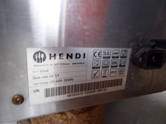 Bain marie hendi - afbeelding 3 van  4